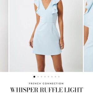French Connection Light Blue Mini Dress